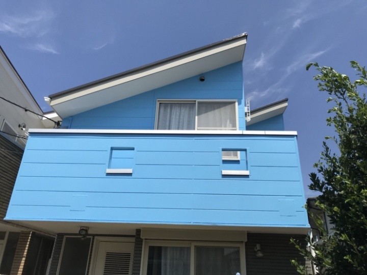 屋根外壁塗装工事が完工