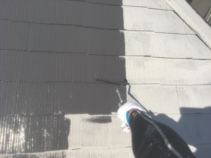 サーモアイ4Fで「中塗り」作業