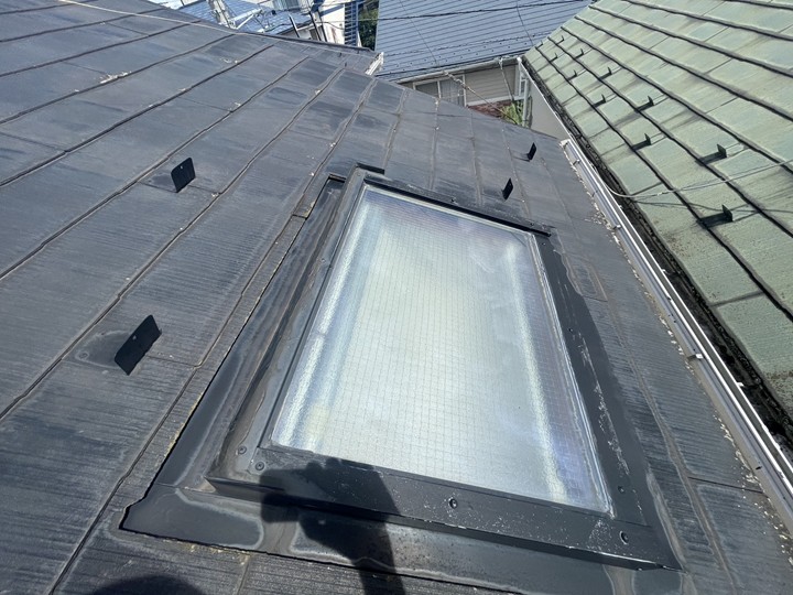 大きな天窓がついていました