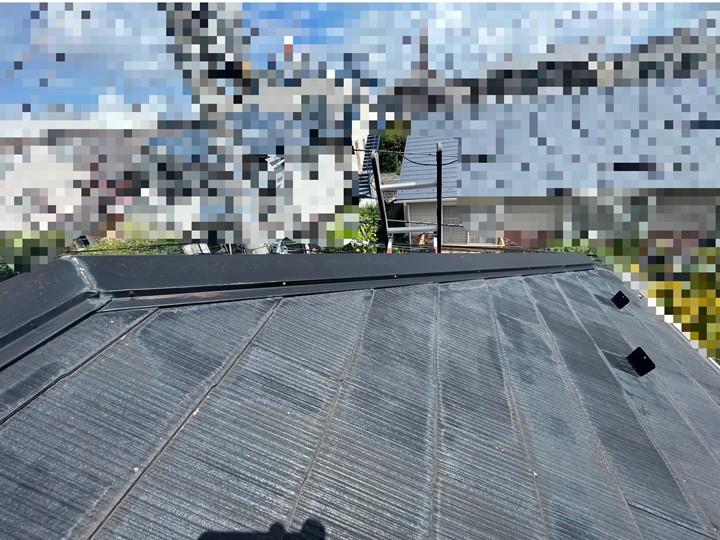 棟板金も特に問題なし