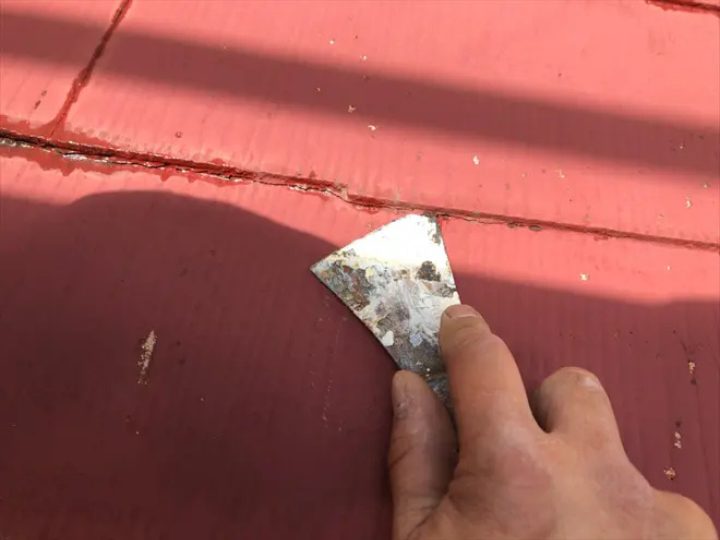 縁切り不足の屋根
