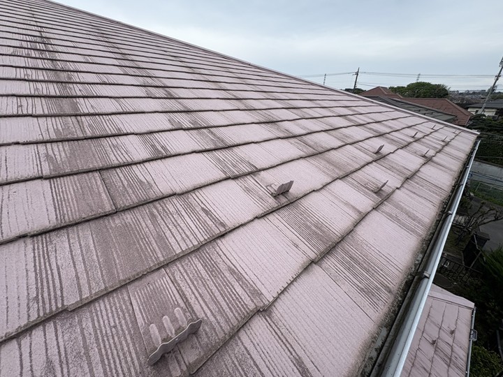 10年ほど前に塗装した屋根