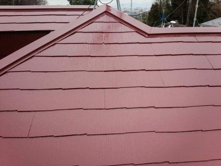 ファインパーフェクトベストで「上塗り」作業