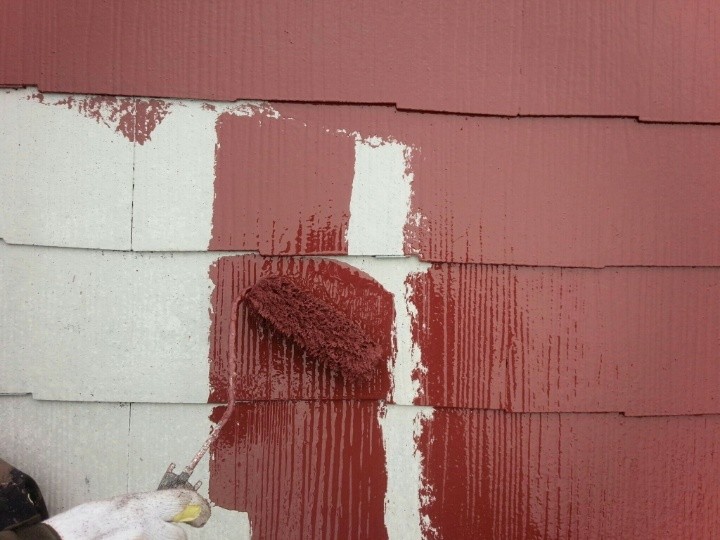 ファインパーフェクトベストで「中塗り」作業