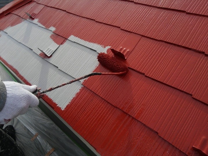 ファインパーフェクトベストで「中塗り」作業