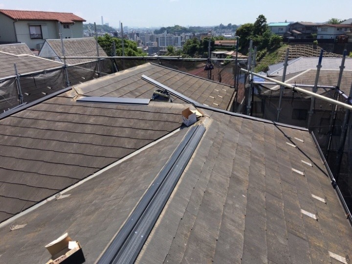 樹脂製貫板を設置