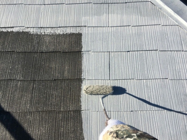 ベスコロフィラーHGで下塗り