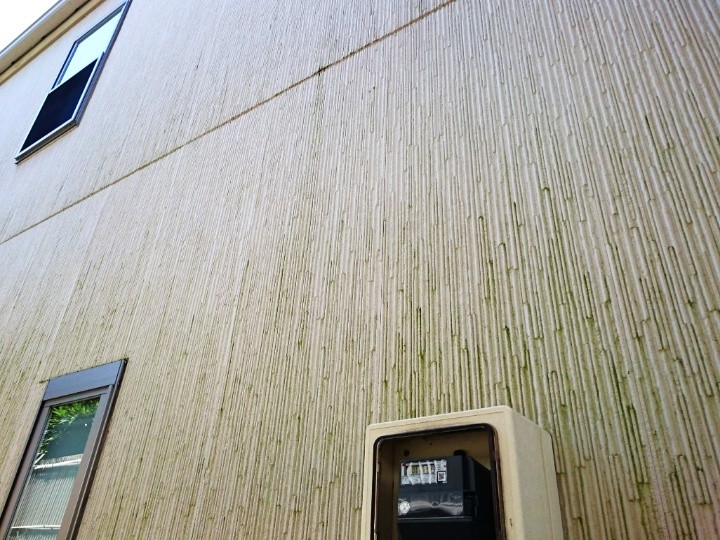 サイディング外壁の状態を確認