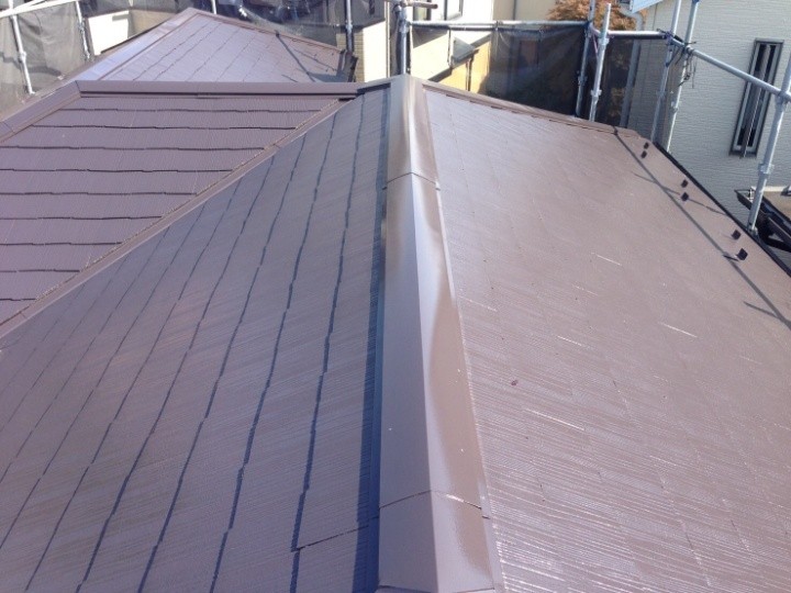 ファインパーフェクトベストで「上塗り」作業