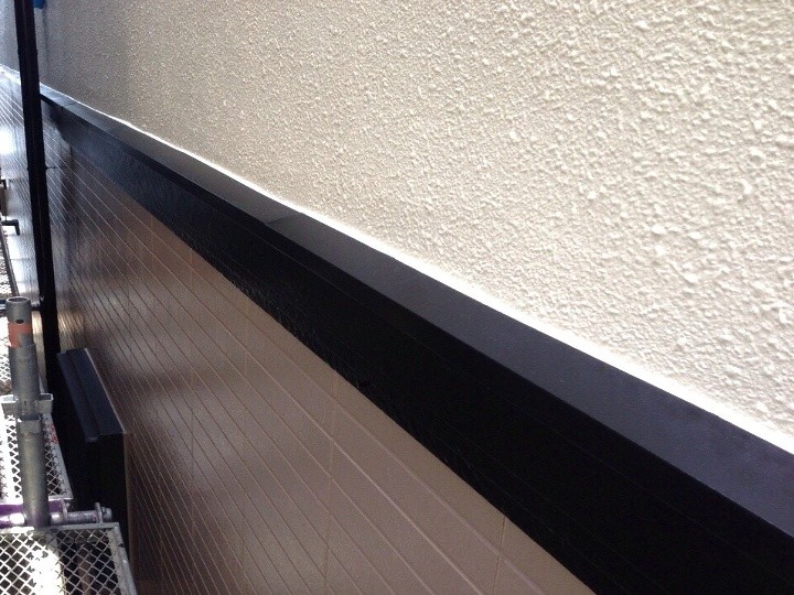 パーフェクトトップで中塗り上塗り作業（一層・二層）