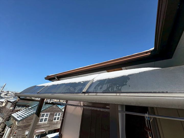 工事するには足場が必要です