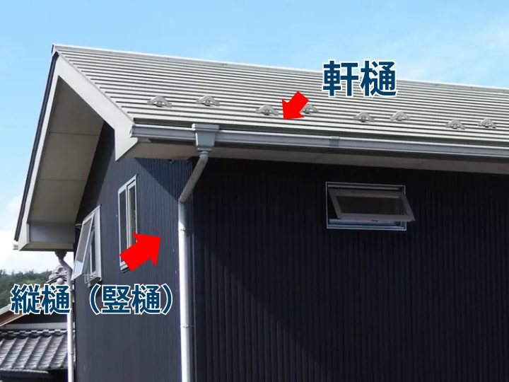 縦樋と軒樋