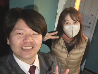 工事後お客様の顔写真