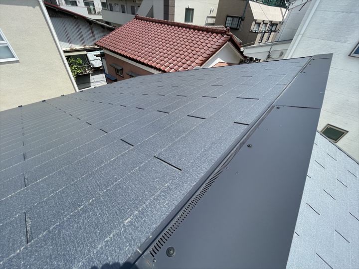 換気棟を別角度で確認
