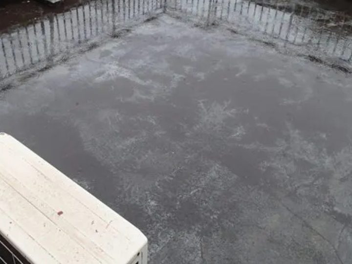 水はけが悪い床面