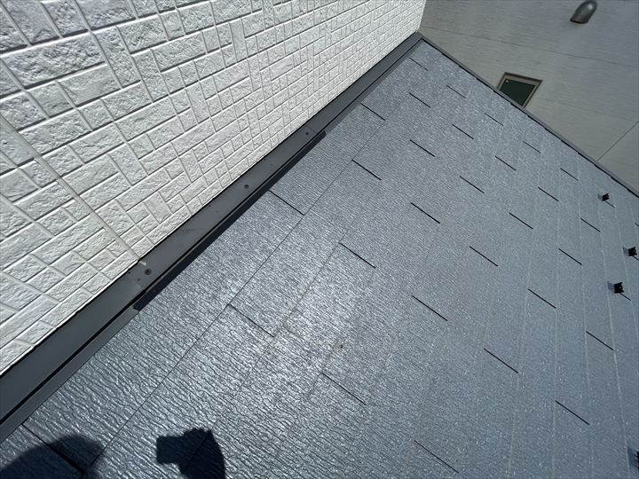 外壁際の屋根面状況