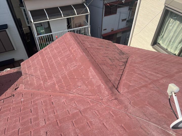谷部まわりの屋根劣化