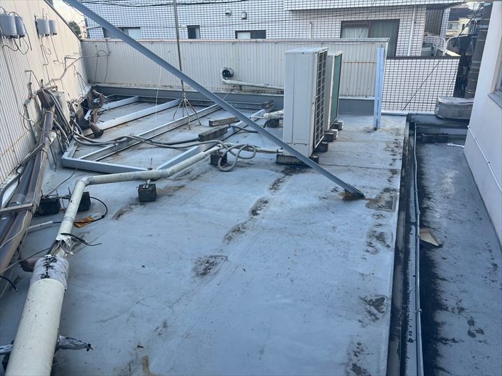 屋上防水の全景