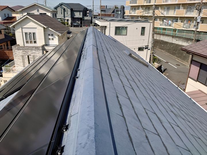 太陽光付き屋根全体