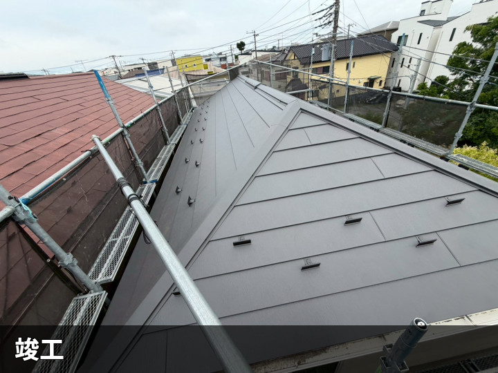 葺き替え完了後の屋根