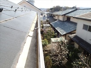 緑区｜雨樋・棟板金交換点検