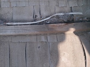 磯子区、防水紙とんとん葺き