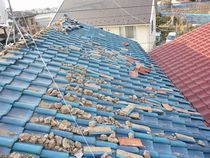 保土ヶ谷区で震災対策屋のため屋根の葺き替え工事