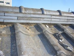 セメント瓦　屋根補修　横浜市保土ヶ谷区 (1).JPG