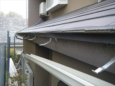 【雨樋交換　Σ-90　エスロン】旭区　二俣川　雪害工事