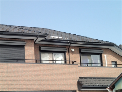 【雪害　雨樋破損】旭区　保険対応