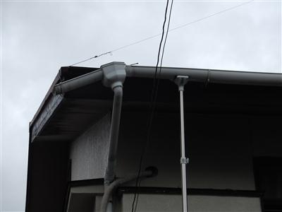 横浜市港南区｜雨樋の台風被害