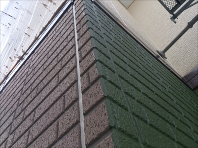 横須賀のナノコンポジットで塗装中の現場確認