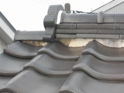 横浜市戸塚区｜屋根工事｜漆喰詰め直し