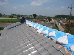 横浜市泉区で調査・点検【漆喰の剥がれ】