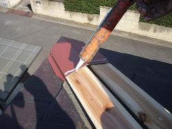 横浜市泉区　棟板金交換工事　雪止め設置 (3).JPG