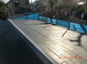 屋根工事｜エコグラーニ　ガルバリウム鋼板カバー工事｜横浜市神奈川区