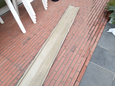 【棟板金飛散】鎌倉　即時対応　簡易補修　コロニアル補修