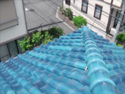 保土ヶ谷区｜漆喰詰めと雪止め設置