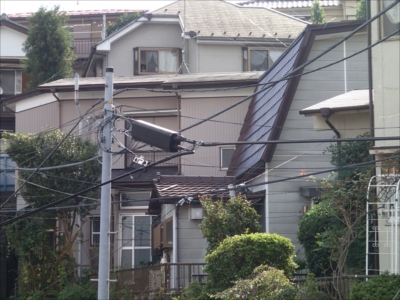 屋根葺き替え点検、港北区篠原町