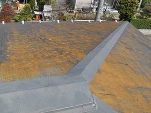 横浜市泉区でコロニアル屋根の塗装工事