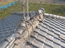 地震に強い棟瓦