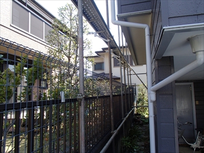 【雨樋交換工事】都筑区　エスロン　RV105