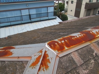ガルバリウム鋼板横葺きカバー工事｜横浜市緑区