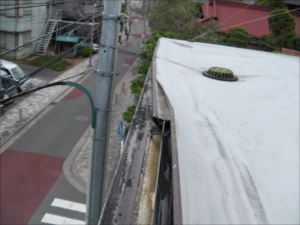 横浜市港北区で陸屋根の防水工事