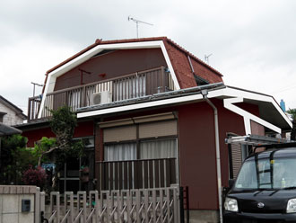 横浜市都筑区　屋根点検　雨染み